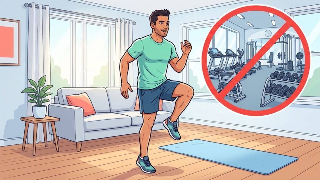 Los mejores ejercicios de cardio para hacer en casa sin material