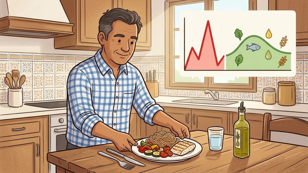 Fibra, proteína y grasas saludables ayudan a moderar el impacto glucémico de los carbohidratos