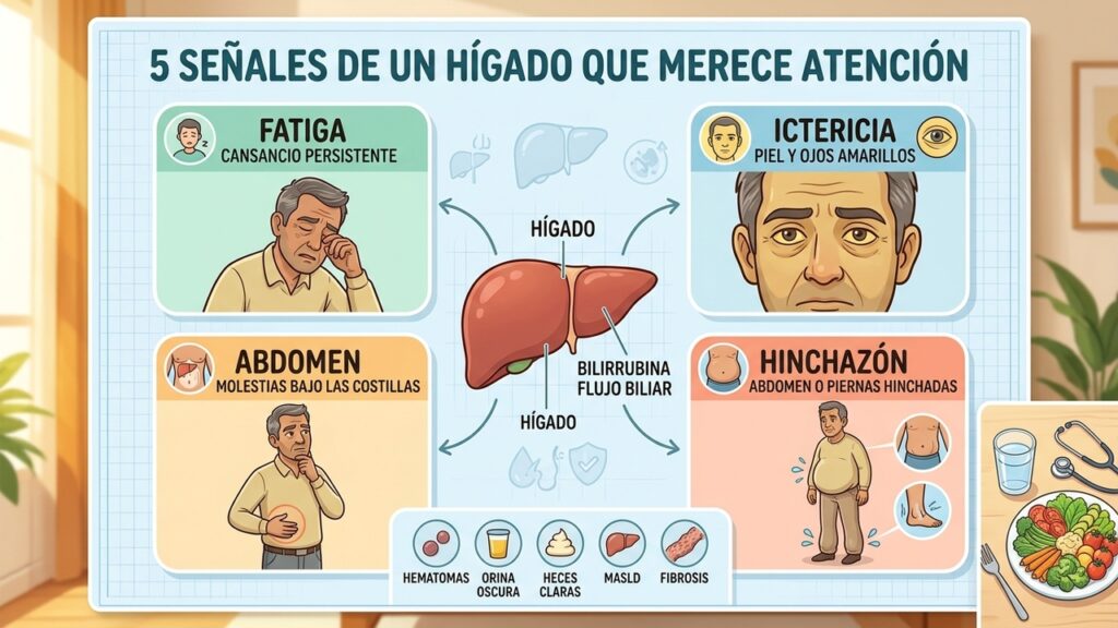 Tu hígado puede estar dañado y no dar señales claras