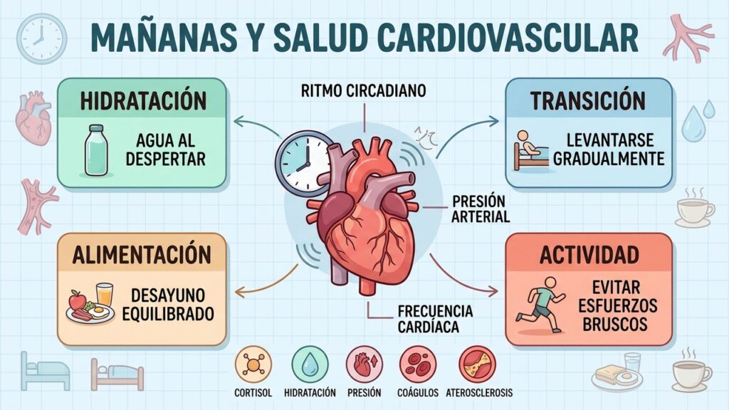 El momento del día en que aumenta el riesgo de infarto