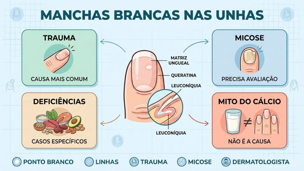 Lo que tus uñas intentan decirte con esas manchas blancas