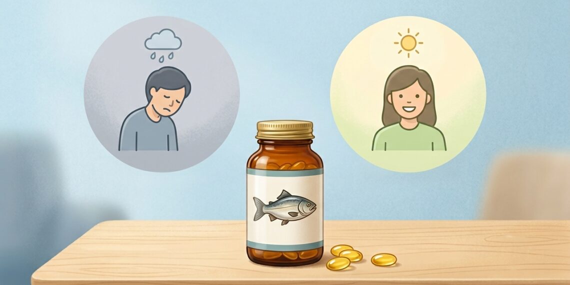 Omega-3 com predominância de EPA pode complementar o tratamento da depressão maior.