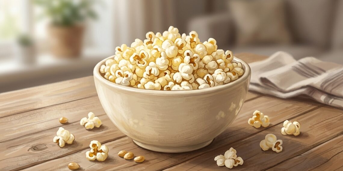 Las palomitas naturales pueden ser un snack integral rico en fibra y polifenoles.