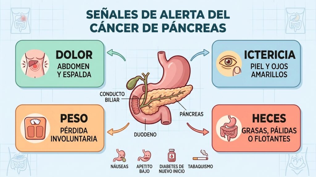 Cáncer de páncreas las señales que llegan demasiado tarde