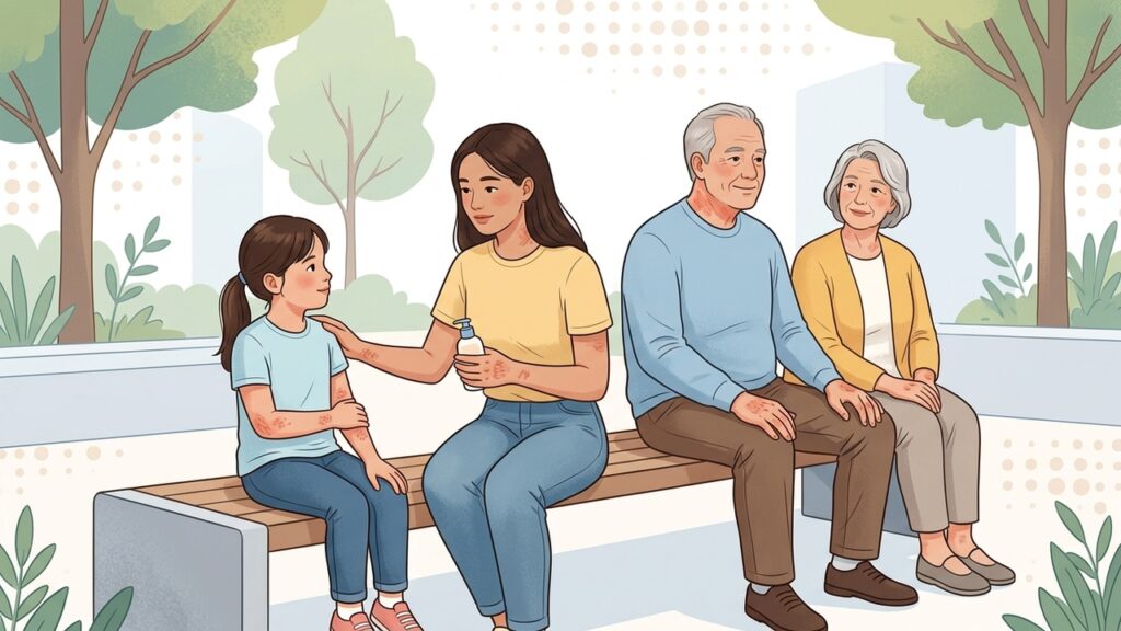 La hidratación diaria ayuda a reparar la barrera cutánea y controlar los brotes de dermatitis atópica.