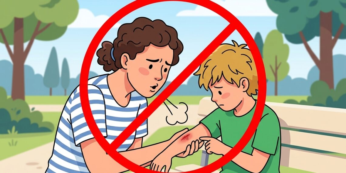 El hábito con las heridas que deberías dejar de hacer