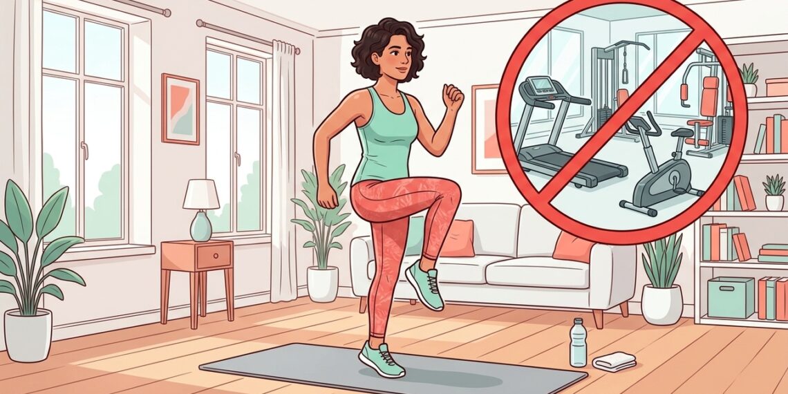Los mejores ejercicios de cardio para hacer en casa sin material