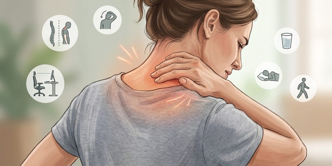Elevar el móvil y variar la postura ayuda a reducir tensión cervical.