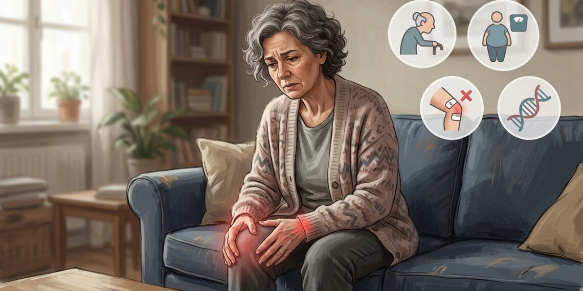 La artrosis puede comenzar con dolor mecánico y rigidez articular leve.