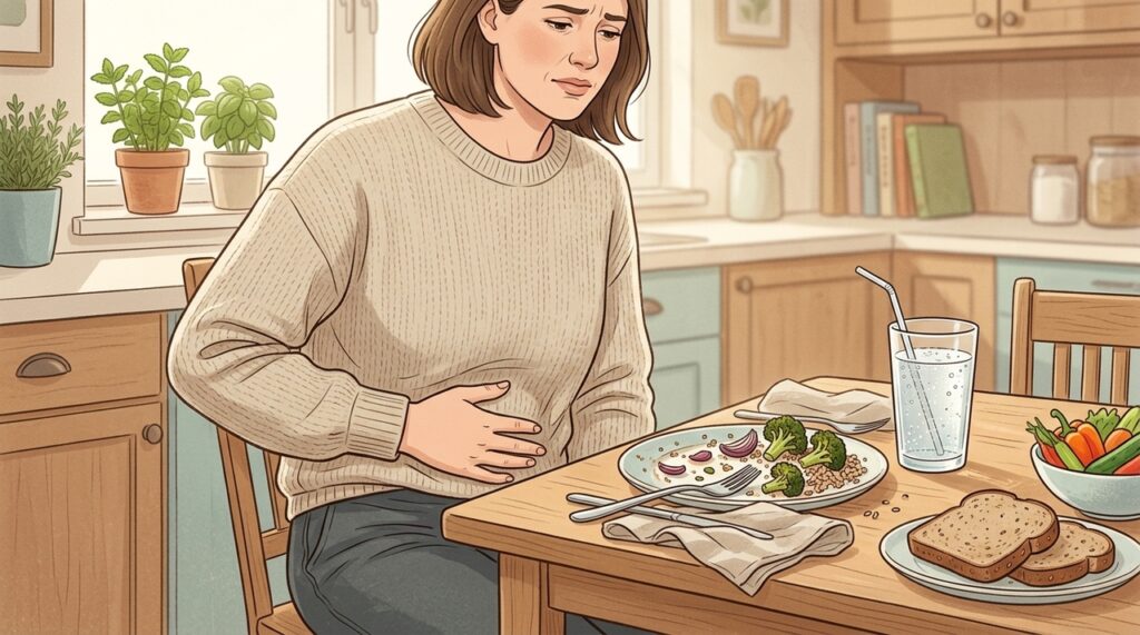 ¿Te sientes hinchado después de comer? Prueba estos hábitos simples