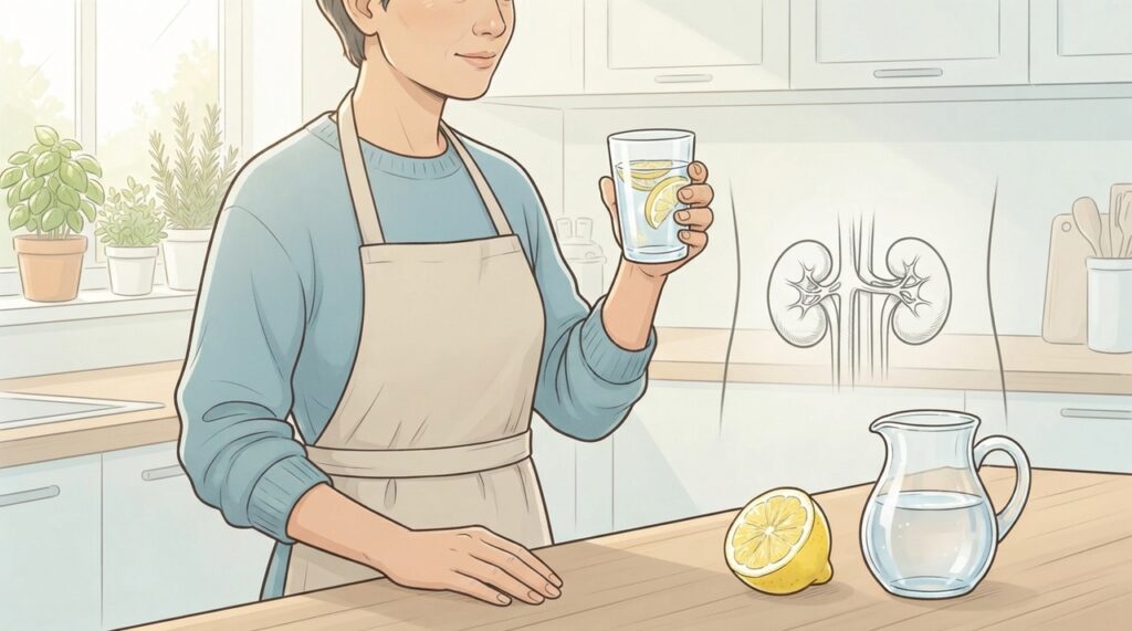 ¿Qué le hace realmente el agua con limón a los riñones?