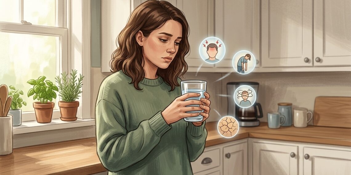 Beber agua regularmente ayuda a mantener la orina diluida y favorece la salud del sistema urinario.