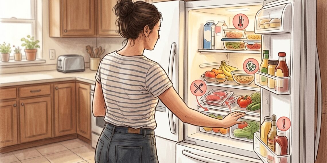 Una nevera bien organizada reduce la contaminación cruzada y ayuda a conservar los alimentos de forma segura.