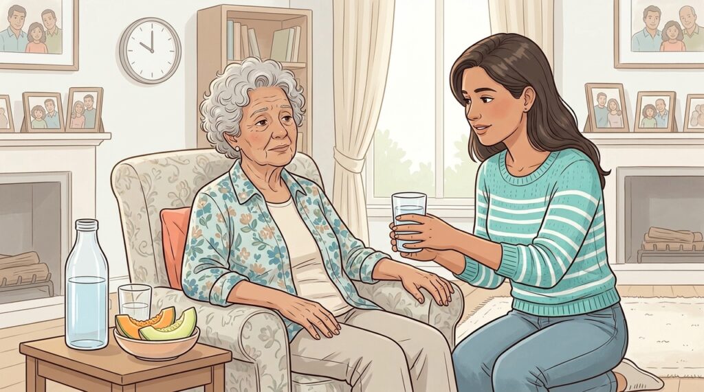 Deshidratación en adultos mayores: causas, síntomas y formas de prevención