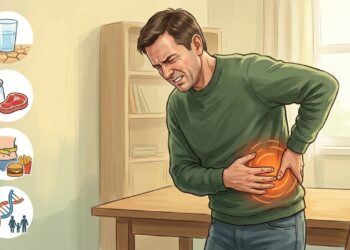 El dolor intenso aparece cuando el cálculo renal obstruye el uréter.