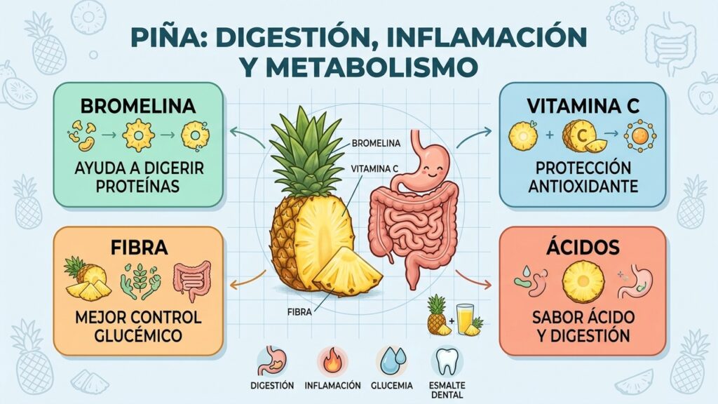 La piña y sus sorprendentes efectos en el organismo