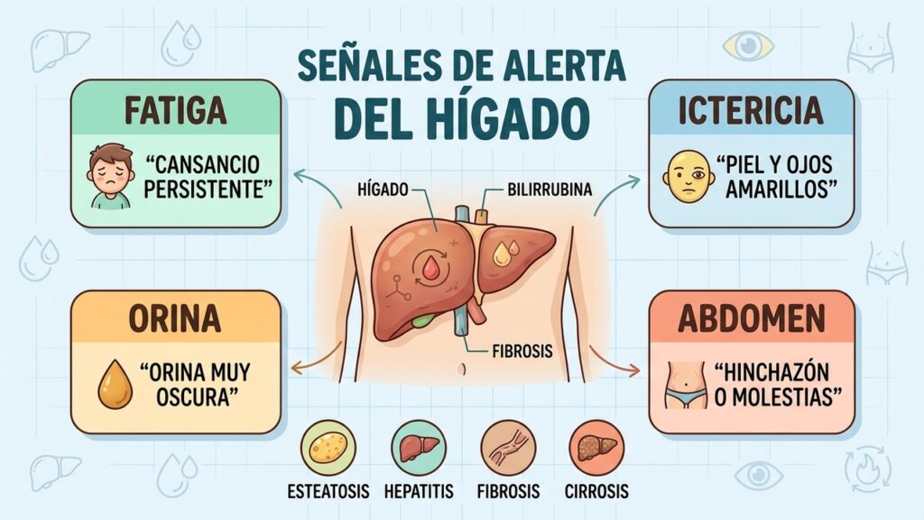 Tu hígado puede estar afectado y no dar síntomas