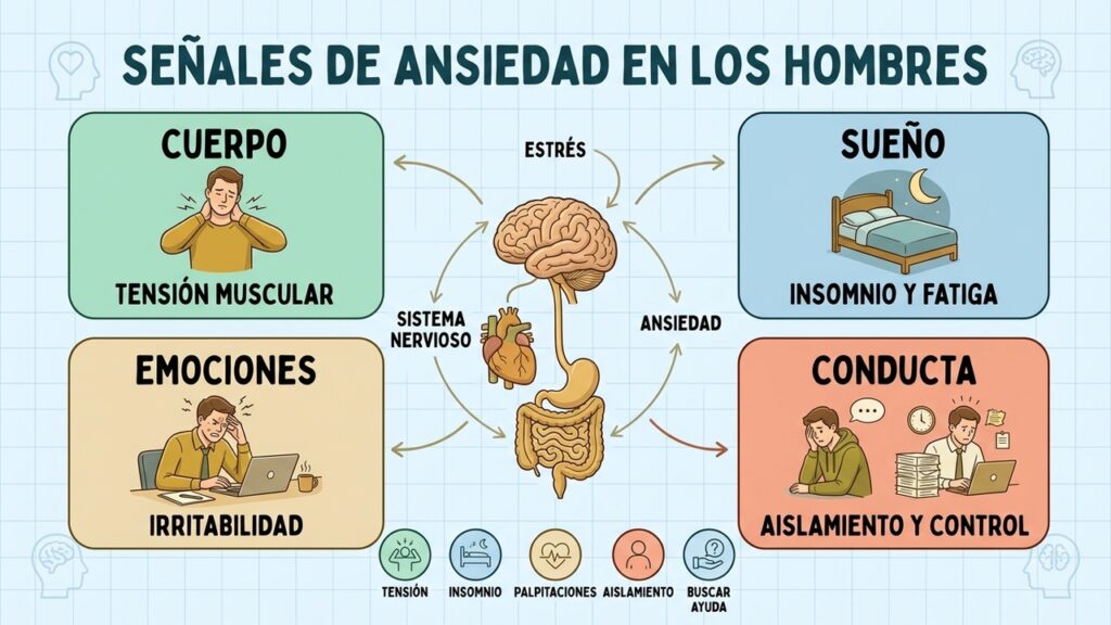 Las señales de ansiedad en hombres que casi nadie reconoce