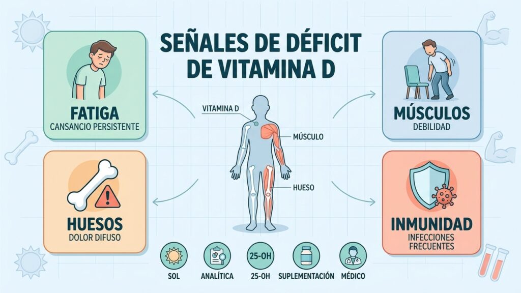 Tu cuerpo puede estar pidiendo vitamina D sin que lo sepas