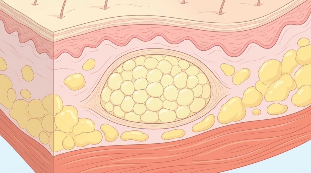 El lipoma puede crecer poco a poco, aunque suele ser inofensivo