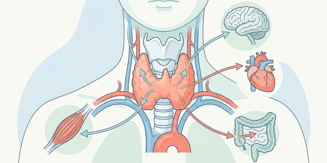 Los hormonas de la tiroides pueden influir en la energía, el peso, el ánimo e incluso en la temperatura del cuerpo