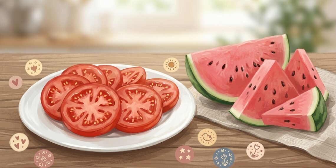 5 diferencias entre tomate y sandía que debes conocer