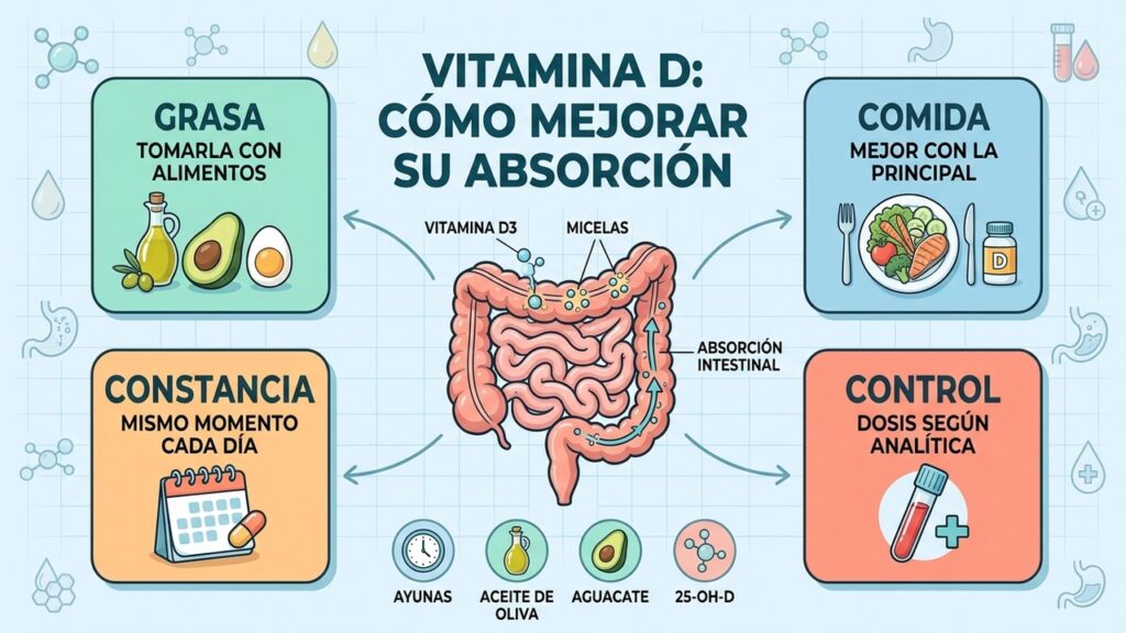 La forma más eficaz de tomar vitamina D cada día