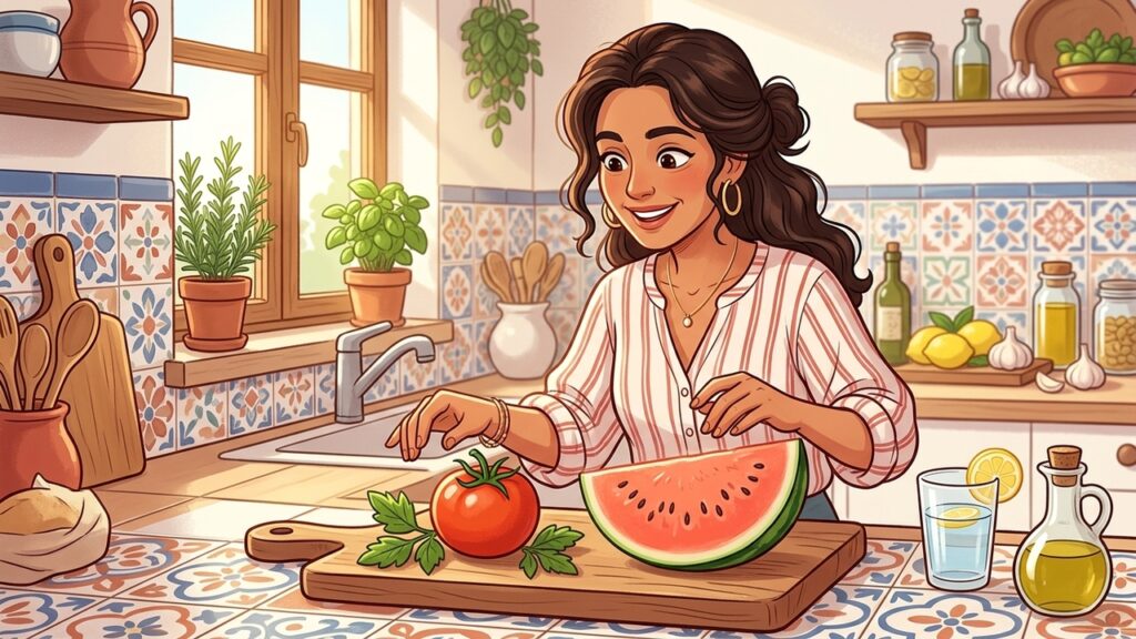 Tomate y sandía aportan licopeno, pero destacan por beneficios cardiovasculares diferentes.