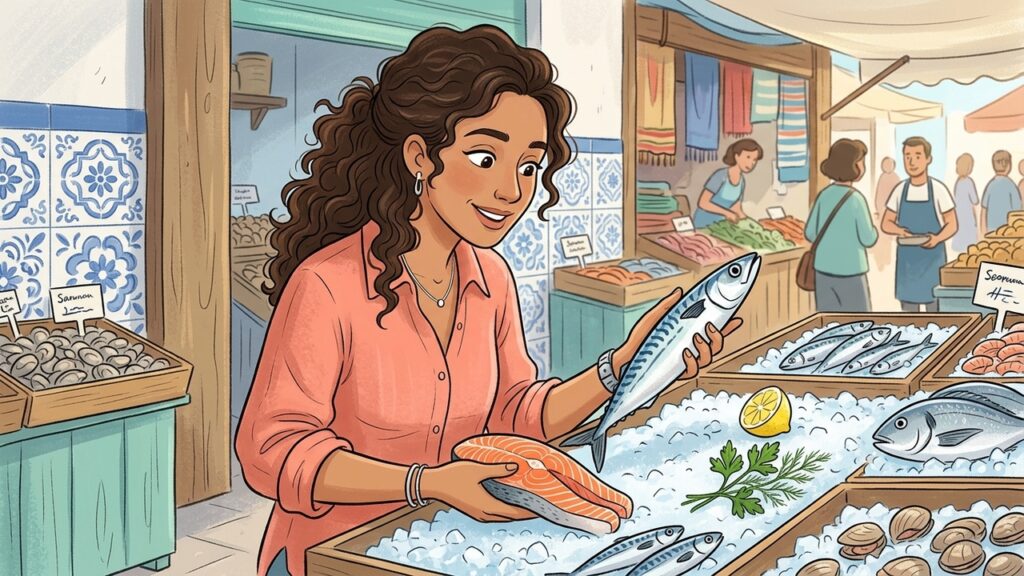 La caballa y el salmón son pescados azules nutritivos con ventajas diferentes