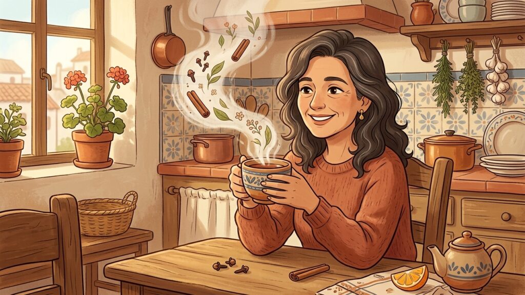 El té de clavo y canela acompaña las comidas con un perfil aromático y digestivo