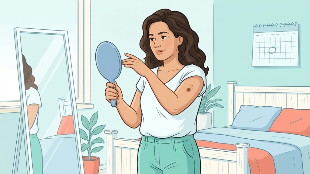 El método más sencillo para detectar un melanoma