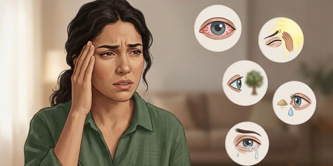 El dolor ocular puede ser sequedad leve o una señal de urgencia oftalmológica.