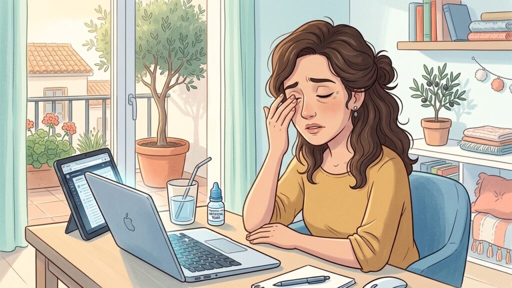 El dolor ocular puede ser sequedad leve o una señal de urgencia oftalmológica.