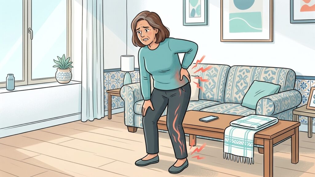 El dolor lumbar irradiado puede señalar compresión nerviosa y requiere atención a otros síntomas.