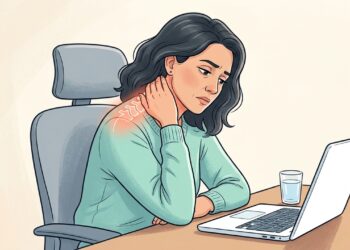 La tensión cervical puede irradiar hacia la cabeza, hombros, brazos y espalda