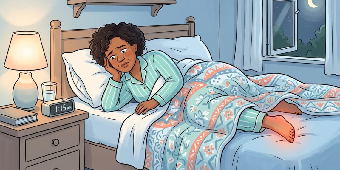 Pies calientes al dormir pueden revelar este problema