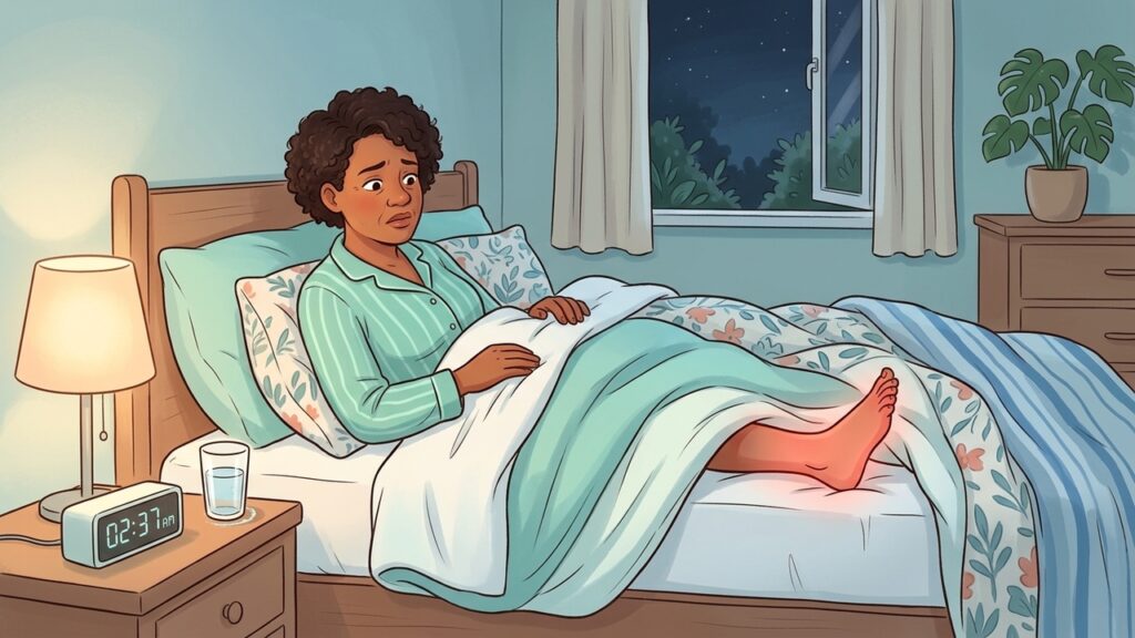 Pies calientes al dormir pueden revelar este problema