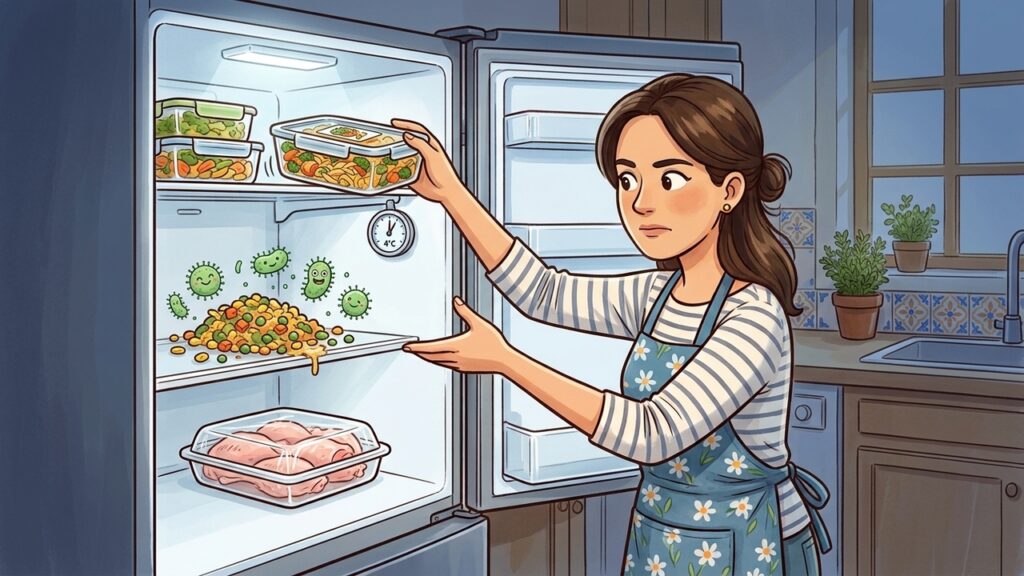 Una nevera bien organizada reduce la contaminación cruzada y ayuda a conservar los alimentos de forma segura.