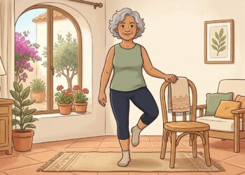 El ejercicio más sencillo para mejorar el equilibr