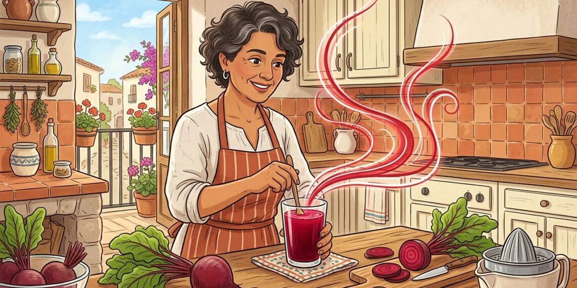 El jugo de remolacha puede mejorar la circulación