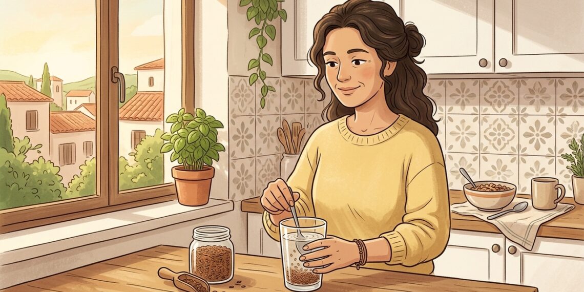 Agua de linaza en ayunas y el cambio que puede notar tu intestino