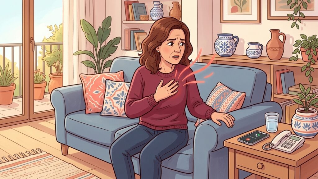Dolor torácico con irradiación: una señal urgente que requiere atención médica inmediata.