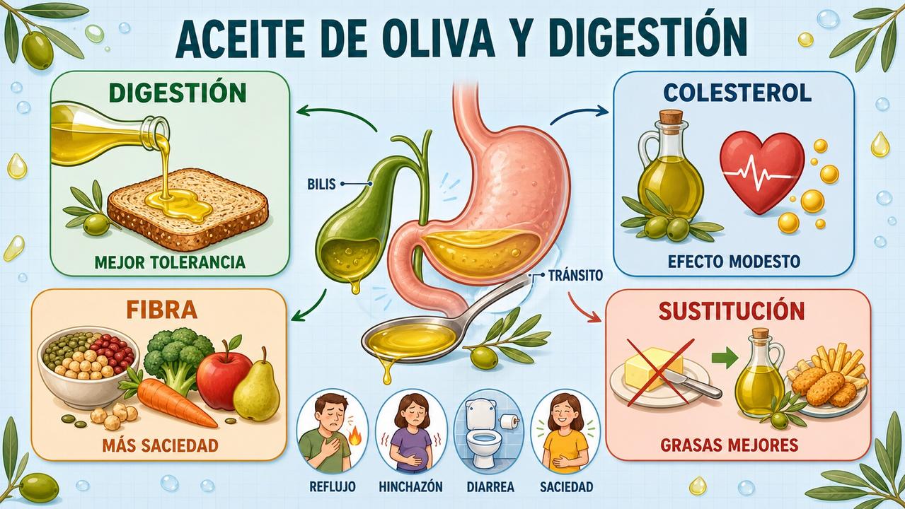 Digestión, colesterol, fibra y sustitución saludable explican su uso real.