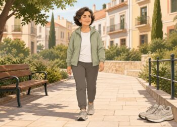 Caminar a diario y dosificar la carga ayuda a proteger la rodilla.