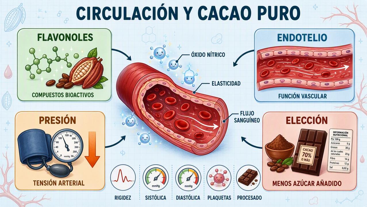 Flavonoles, endotelio, presión y elección del producto resumen las claves.