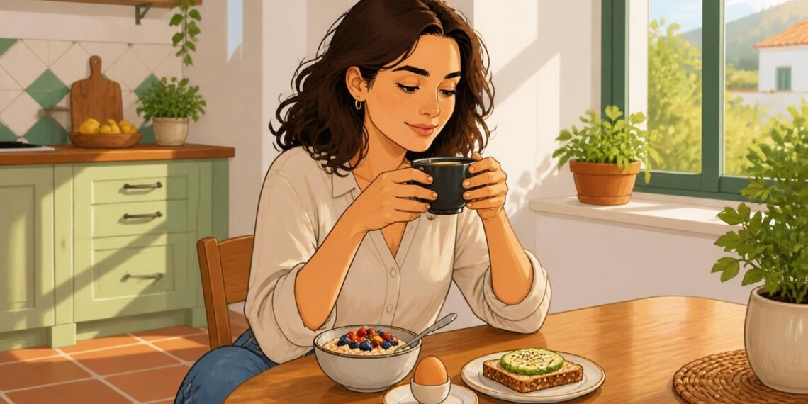 El café sin azúcar encaja mejor en un desayuno con glucosa más estable.