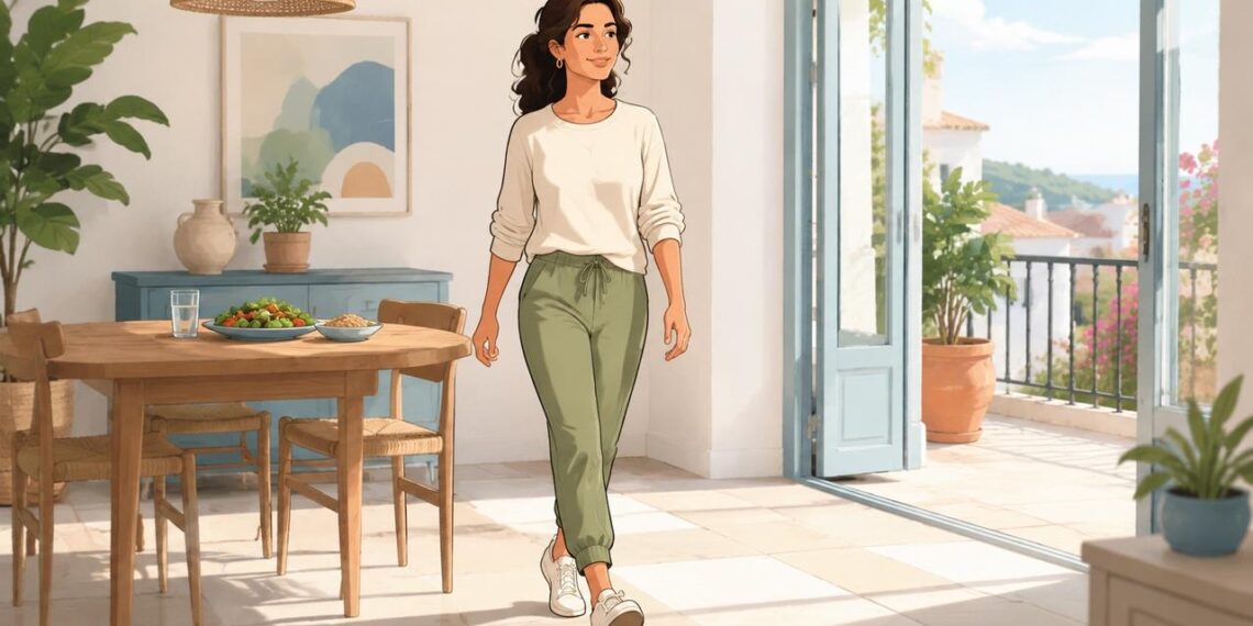 Caminar tras la comida ayuda a suavizar los picos de glucosa.