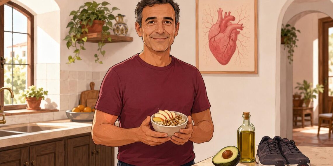 Hábitos diarios como fibra, aceite de oliva y ejercicio ayudan a bajar el LDL.