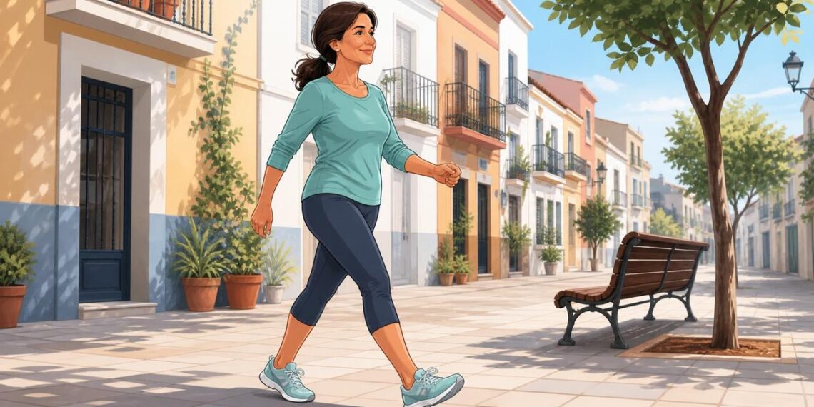 Caminar después de comer ayuda a mejorar el control glucémico diario.