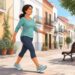 Caminar después de comer ayuda a mejorar el control glucémico diario.